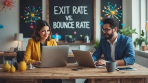 Exit Rate vs. Bounce Rate: A Solopreneur's Simple Guide to Digital Domination